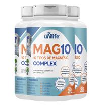 Kit 3 Mag10 Complex Unilife 90 Cápsulas Kit 3 Mag10 Complex Unilife 90 Cápsulas