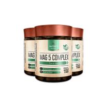 Kit 3 Magnésio 5 Complex Nutrify 90 Cápsulas
