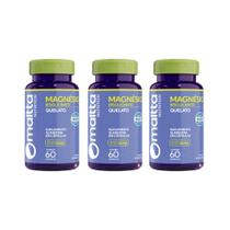 Kit 3 Magnésio Bisglicinato Quelato 3x60 Cápsulas Maltta Nutrition