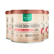 Kit 3 Magnesium Inositol Nutrify 350g Chá Branco com Lichia Kit 3 Magnesium Inositol Nutrify 350g Chá Branco com Lichia