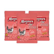 Kit 3 Magnus Cat Petisco Carne 40g