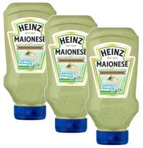 kit 3 MAIONESE ALHO TOSTADO COM ERVAS HEINZ SQUEEZE 215G kit 3 MAIONESE ALHO TOSTADO COM ERVAS HEINZ SQUEEZE 215G