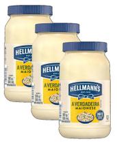 kit 3 Maionese Hellmann's tradicional 500g