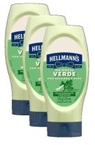 kit 3 Maionese HELLMANNS Verde Squeeze 335G Promoção Oferta Especial kit 3 Maionese HELLMANNS Verde Squeeze 335G Promoção Oferta Especial