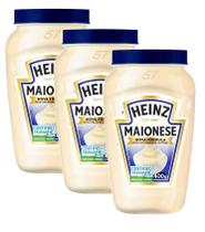 kit 3 Maionese TRADICIONAL Heinz Pote 400g