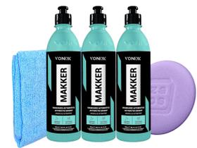 Kit 3 Makker Maquiador Vonixx 500ml + Aplicador Flanela Kit 3 Makker Maquiador Vonixx 500ml + Aplicador Flanela