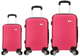 Kit 3 Mala de Viagem Bordo Padrão ANAC P+, Média e Grande Kit 3 Mala de Viagem Bordo Padrão ANAC P+, Média e Grande
