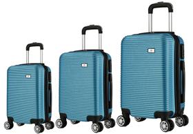 - Kit 3 Mala de Viagem Bordo PP Padrão ANAC, Média e Grande