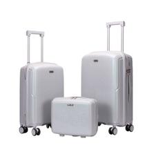 Kit 3 Mala e Frasqueira De Viagem 14" 20" 24" 10 kg e 23 kg Bordo Despacho P6 Polipropileno Kit 3 Mala e Frasqueira De Viagem 14" 20" 24" 10 kg e 23 kg Bordo Despacho P6 Polipropileno