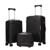 Kit 3 Mala e Frasqueira De Viagem 16" 20" 24" 10kg e 23kg Bordo Despacho P5 Polipropileno