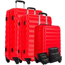 Kit 3 Malas de Viagem 1 Bordo 1 Media e 1 Grande Para Despachar 23kg Originais Sestini com Garantia Vitalícia Kit 3 Malas de Viagem 1 Bordo 1 Media e 1 Grande Para Despachar 23kg Originais Sestini com Garantia Vitalícia