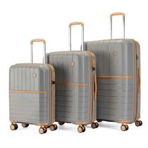 Kit 3 Malas De Viagem ABS Rígido Primicia Rodinhas 360 Reforçada com Cadeado TSA Espaçosa Kit 3 Malas De Viagem ABS Rígido Primicia Rodinhas 360 Reforçada com Cadeado TSA Espaçosa