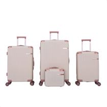 Kit 3 Malas De Viagem Genebra + Frasqueira