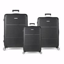Kit 3 Malas De Viagem Polo King Tam P M G Luxcel