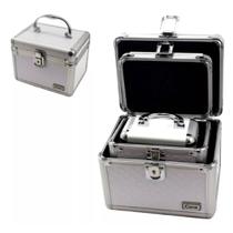 Kit 3 Maletas de Alumínio Cisne Rubys para Maquiagem 5132LC Kit 3 Maletas de Alumínio Cisne Rubys para Maquiagem 5132LC