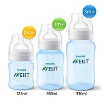 Kit 3 Mamadeira Clássica Anticólic 125/260/330ml Philips Avent Kit 3 Mamadeira Clássica Anticólic 125/260/330ml Philips Avent
