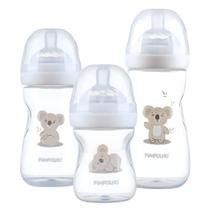 Kit 3 Mamadeira Serena Pimpolho 150ml, 260ml e 330ml Soft Touch Fluxo Variável BPA Free CorBRANCO Kit 3 Mamadeira Serena Pimpolho 150ml, 260ml e 330ml Soft Touch Fluxo Variável BPA Free CorBRANCO
