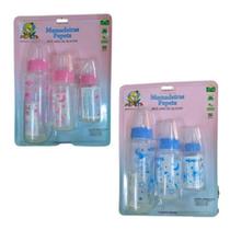 Kit 3 Mamadeiras 240/150/80ml - PEPETA (5700)