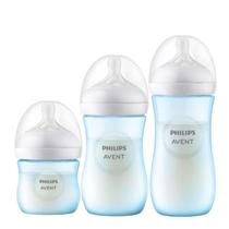 Kit 3 Mamadeiras Avent Pétala Anticólica 125ml 260ml 330ml Rosa Branca Azul Kit 3 Mamadeiras Avent Pétala Anticólica 125ml 260ml 330ml Rosa Branca Azul