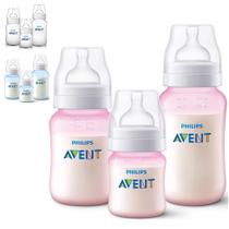 Kit 3 Mamadeiras Classic Anticólica 125/260/330ml Avent - Philips Avent