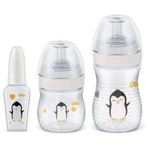 Kit 3 Mamadeiras Lillo Evolution de 0 a 1 ano Tampa Antivazamento