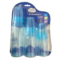 Kit 3 Mamadeiras Pequeno Médio Grande - Cefisa - 926 Kit 3 Mamadeiras Pequeno Médio Grande - Cefisa - 926