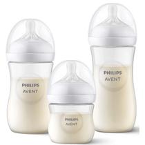 Kit 3 Mamadeiras Petala 125ML/260ML/330M Philips AVENT SCD101/03