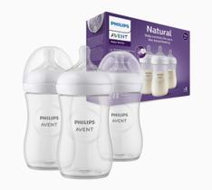Kit 3 Mamadeiras Pétalas 3.0 Novo Bico Antivazamento Ritmo Individual Anti-cólica Philips Avent 125/260/330ml Kit 3 Mamadeiras Pétalas 3.0 Novo Bico Antivazamento Ritmo Individual Anti-cólica Philips Avent 125/260/330ml