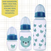 KIT 3 MAMADEIRAS PLASUTIL 40ml, 150ml e 250ml -