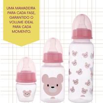 KIT 3 MAMADEIRAS PLASUTIL 40ml, 150ml e 250ml -