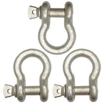 Kit 3 Manilhas Curva 3/8" Pesada - Q.Fix