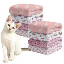 Kit 3 Mantas Cobertor Pet Gato Mantinha Fêmea Rosa Quentinho Kit 3 Mantas Cobertor Pet Gato Mantinha Fêmea Rosa Quentinho