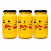 Kit 3 Manteiga Ghee Dom Afonso 500g Zero Lactose Alta Temperatura