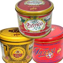 KIT 3 Manteigas REAL PATRICIA TURVO Latas 500g Sem conservantes 100 Anos pura Tradição