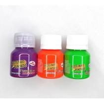 Kit 3 Maquiagem Fluorescente 35ml Pintura Facial Neon Anvisa Kit 3 Maquiagem Fluorescente 35ml Pintura Facial Neon Anvisa
