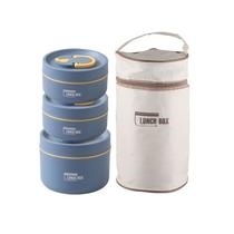 Kit 3 Marmita Térmica Viagem Alimento Fresco + Bolsa Térmica Kit 3 Marmita Térmica Viagem Alimento Fresco + Bolsa Térmica