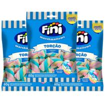 Kit 3 Marshmallows Fini Torção 80g Kit 3 Marshmallows Fini Torção 80g