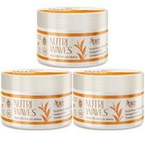 Kit 3 Mascara Capilar Nutrição Intensa Apse Apice Nutri Waves Tratamento Condicionante Vegano 300g Kit 3 Mascara Capilar Nutrição Intensa Apse Apice Nutri Waves Tratamento Condicionante Vegano 300g