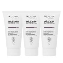 Kit 3 Máscara Clareadora Redutor de Manchas 30g Lakma Pharma