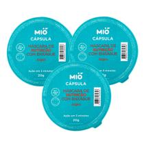 Kit 3 Máscara de Nutrição Capilar Mió Argan Cápsula 20g
