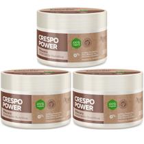 Kit 3 Mascara Nutrição Apse Apice Crespo Power Umectante Cabelo Profissional Vegano 300g