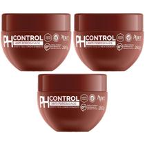 Kit 3 Mascara Ph Control Anti Porosidade Condicionante Capilar Vegano Apse 280g