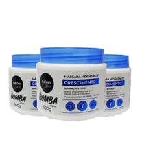 Kit 3 Máscara S.o.s Bomba De Vitaminas 3x500g Salon Line Kit 3 Máscara S.o.s Bomba De Vitaminas 3x500g Salon Line