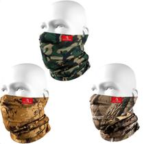 Kit 3 Mascaras Bandanas Matadeira Buff Tubneck Ciclismo Motociclista