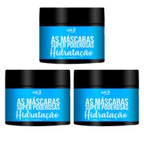 Kit 3 Máscaras Capilar Super Poderosas Hidratação Widi Care
