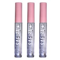 Kit 3 Máscaras Incolor Gel Para Sobrancelha 4ml Safira Care