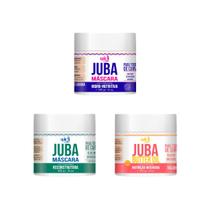 Kit 3 máscaras juba - reconstrutora nutrição butter oil widi