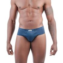 Kit 3 Masculino Cuecas Marxan Slip Lisa Algodão Adulto