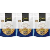 Kit 3 massa fusilli premium fonte de proteina fibras naturais 200g sem gluten casarão