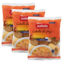 Kit 3 Massa Isabela Cabelo De Anjo Sêmola Com Ovos 500g Kit 3 Massa Isabela Cabelo De Anjo Sêmola Com Ovos 500g